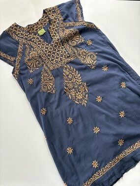 Roller Rabbit Embroidered Dress XS